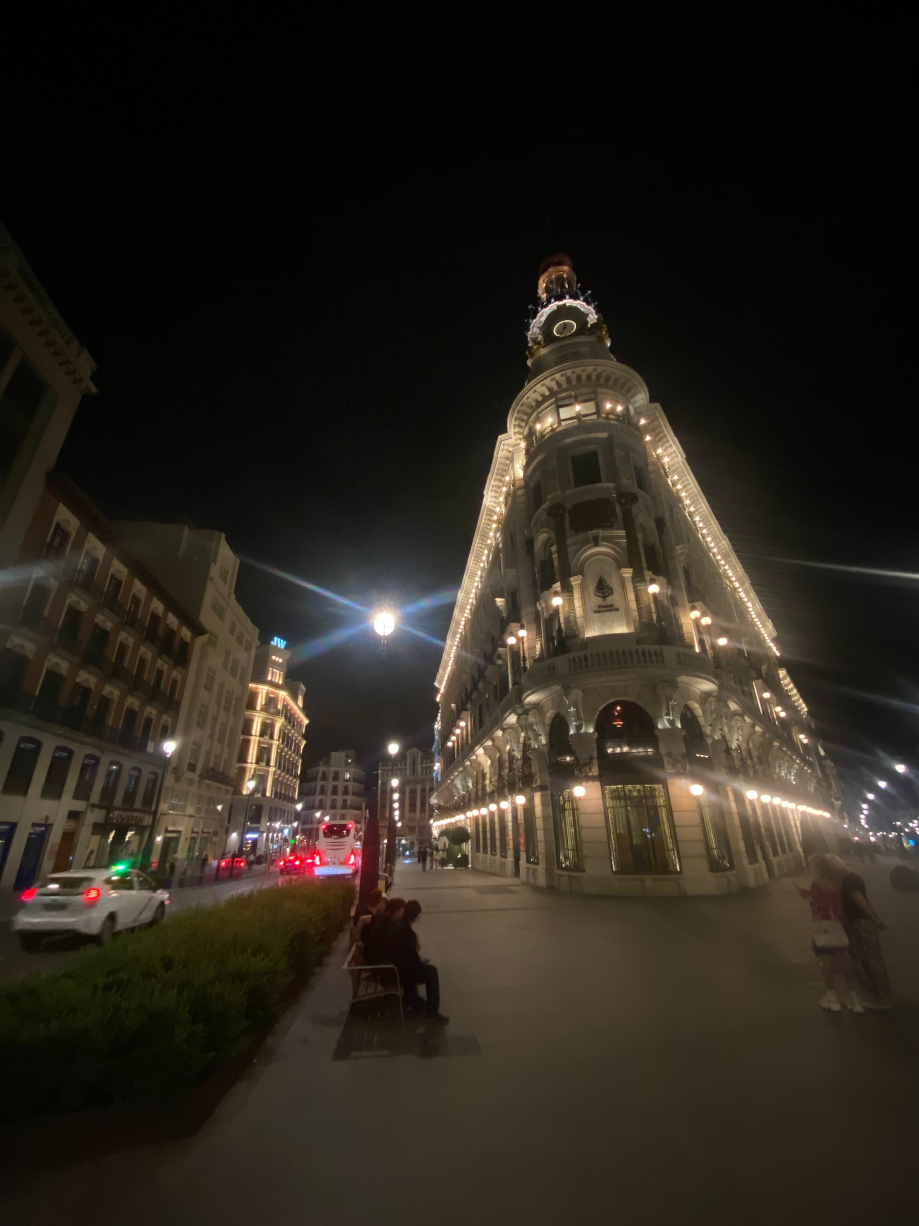 Madrid night scene